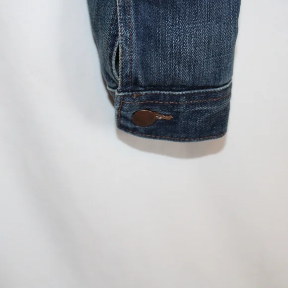 Gap 1969 Drop Pocket Yosemite Retro Modern Jacket Women's Medium Blue Denim Jean - Picture 4 of 9